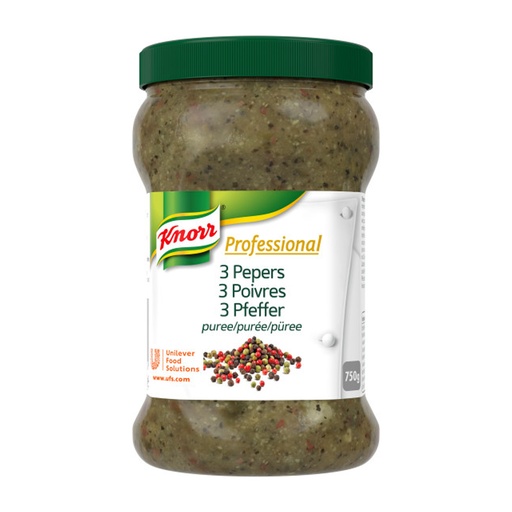 [5838] Kruidenpuree 3-Pepers Knorr Pot 750 gr