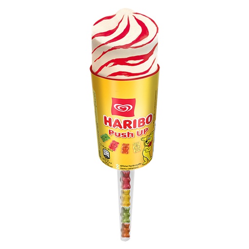 [9032] Push Up Vanille/Aardbei Haribo 30 x 85 ml