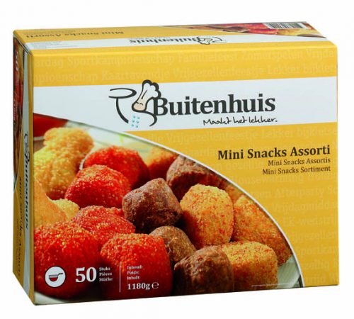 [0750] Mini Snack - 4 Types - Buitenhuis 60 x 20 gr