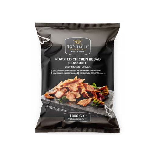 [7315] 1022531 Chicken Kebab Grilled Top Table 1 kg