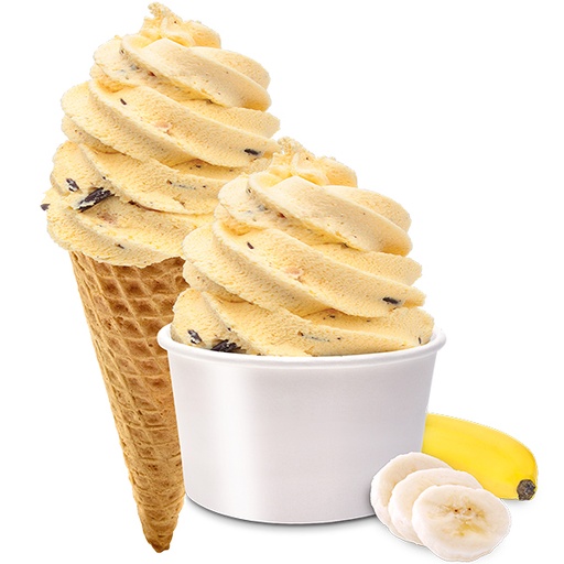 [9038] Banana Ice Cream One Shot 18 x 160 ml