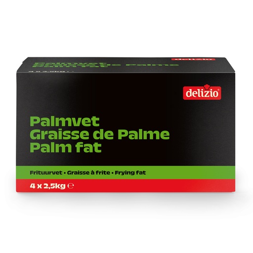 [3599] Graisse De Palm Delizio green 4 x 2,5 kg