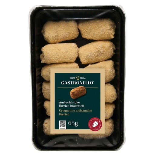 [0939] Iberico Ambachtelijk Kroketten Gastronello 12 x 65 gr