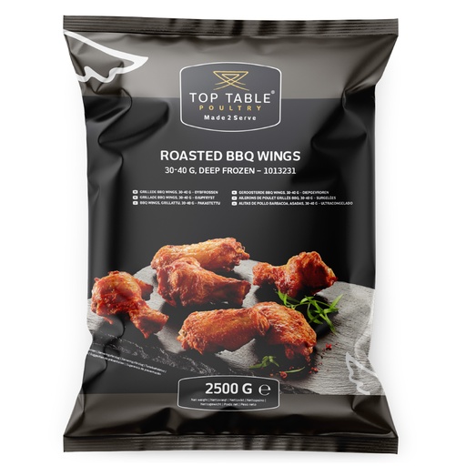 [7306] 1013231 Grilled Bbq Wings Top Table 2.5 kg