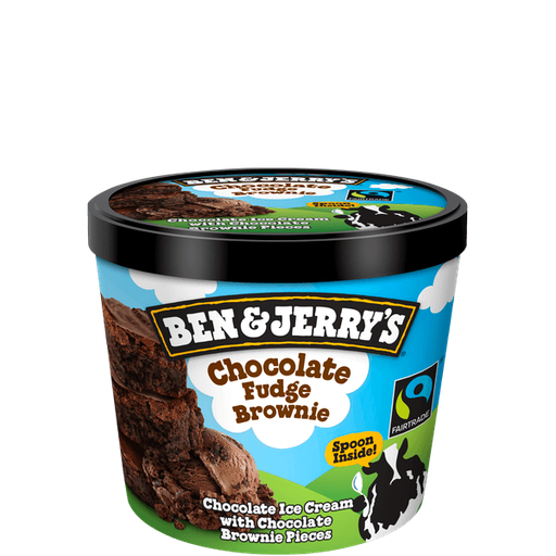 [9043] Chocolate Fudge Brownie Ben & Jerry's 12 x 100 ml