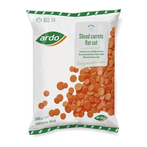 [1600] Wortel Schijfjes Ardo 2,5 kg