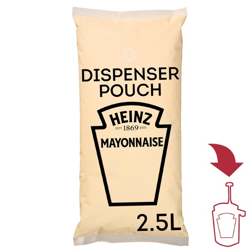 [6810] Mayonaise Sauce-O-Mat - Heinz 3 x 2.5 L