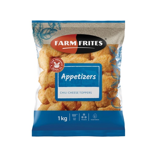 [13371] Chili Cheese Toppers Farm Frites 1 kg