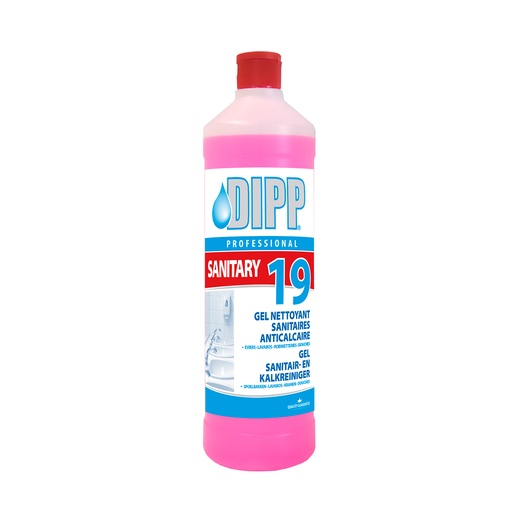 [4871] Sanitair- en kalkreiniger Gel Dipp (19) Bus 1 L