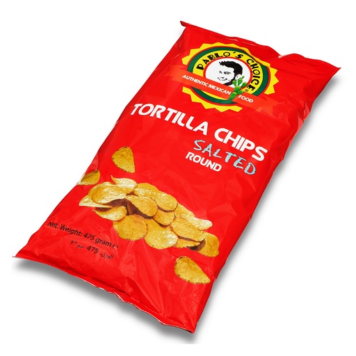 [17907] Tortilla Chips Naturel Round La Streetfood 475 gr
