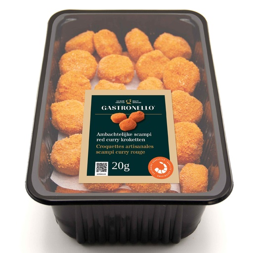 [0909] Croquettes Scampi Red Curry Gastronello 60 x 20 gr