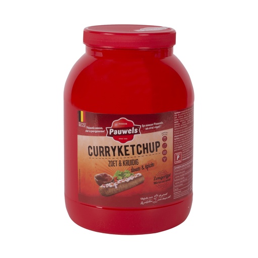 [6120] Curry Ketchup  Pauwels Pet 3 L