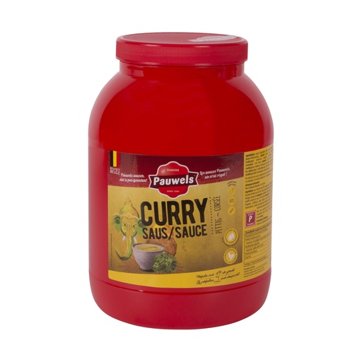 [6146] Curry Saus Pauwels Pet 3 L