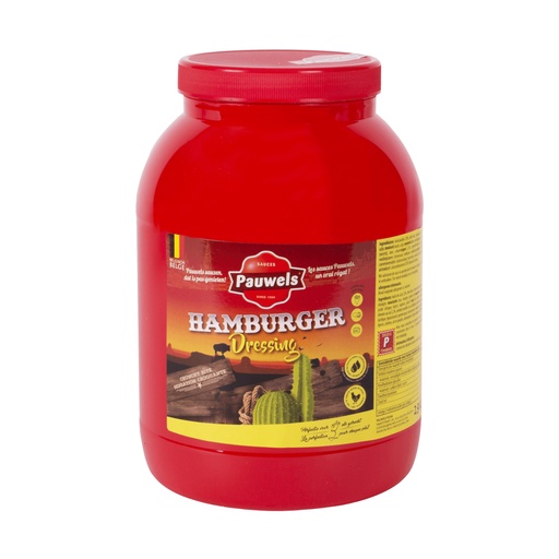 [6117] Hamburger Dressing Pauwels Pet 3 L