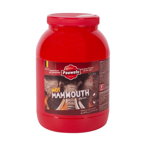 [6109] Mammouth Hot (Algerian) Saus Pauwels 3 L