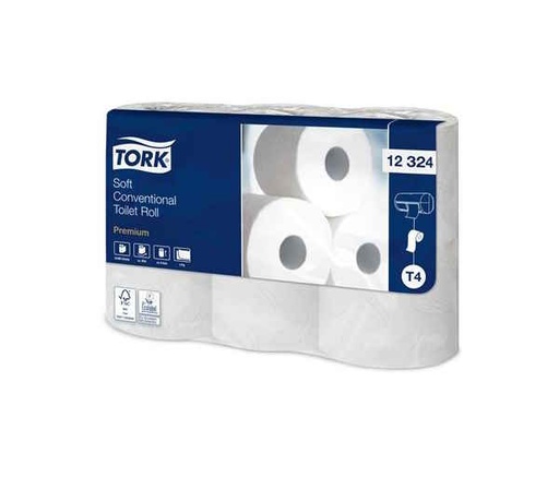 [4969] Tork Papier Toilettes Soft - 7 x 6 Rol - T4 - 12324