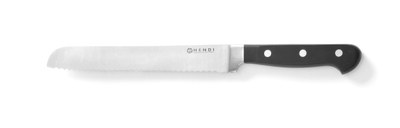 [10034] 781333 Couteau à Pain Forgé Inox Kitchen Line 210/335 mm Hendi