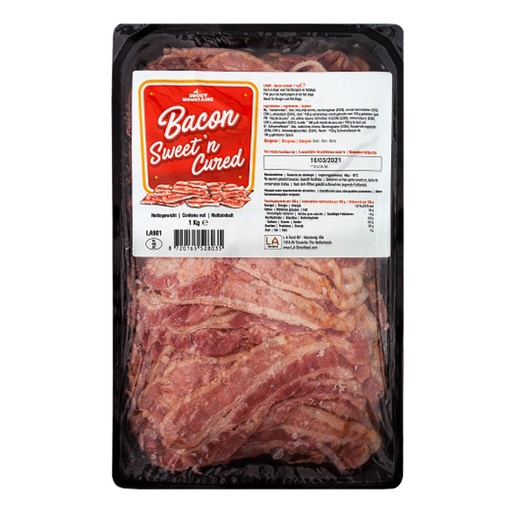 [7972] Bacon Sweet Cured & Cooked La Streetfood - LA 901 1 Kg