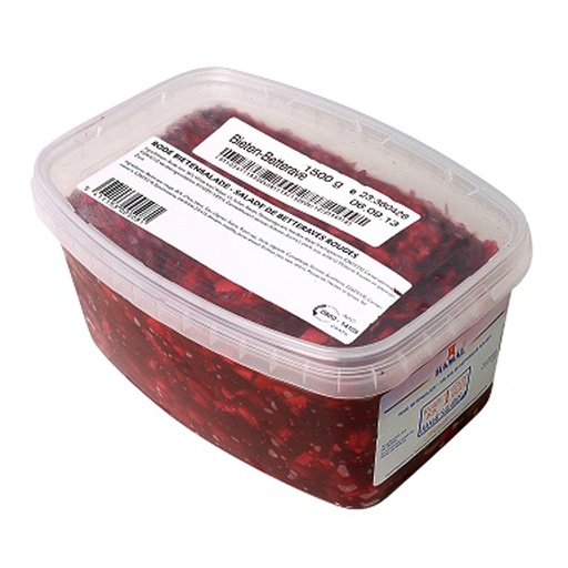 [19292] Salade de Betteraves Rouges Hamal Barquette 1,5 kg