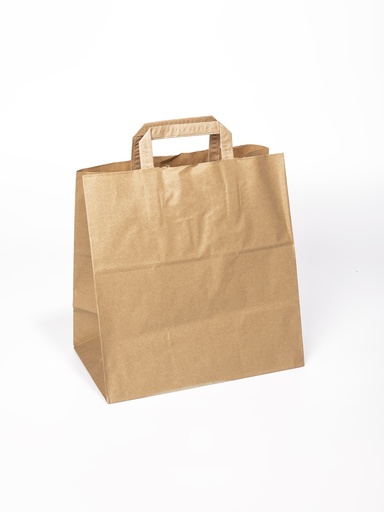 [14600] Draagtas + Handvat Kraft 28 x 17 x 29 cm 250 st