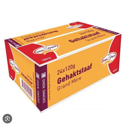 [0071] Baton de viande Haché grand Mère - Van Oers - 24 x 120 gr