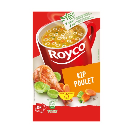 [6406] Royco Minute Soupe Poulet Classic 25 pcs