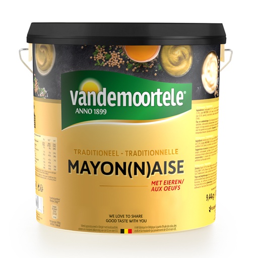 [3610] Mayonaise Aux Oeufs Vandemoortele 10 L