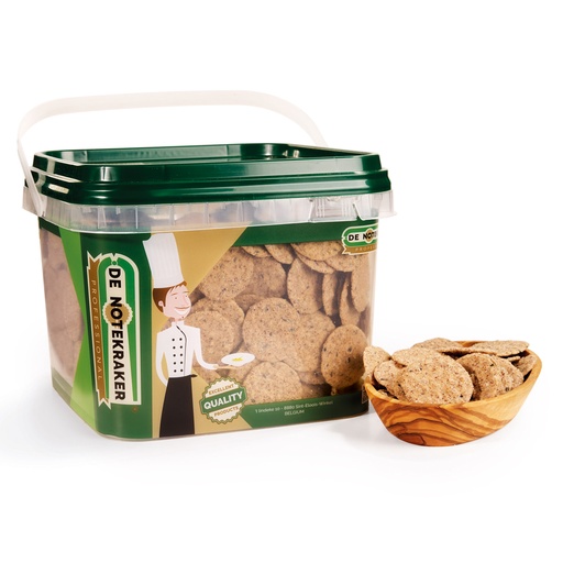 [0852] Black Pepper Crackers De Notekraker 600 gr